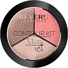 Düfte, Parfümerie und Kosmetik Make-up-Palette - Revers Contour Kit 3in1 Look Total Effect