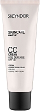 Düfte, Parfümerie und Kosmetik Anti-Age CC Creme LSF 30 - Skeyndor Creme CC Age Defense