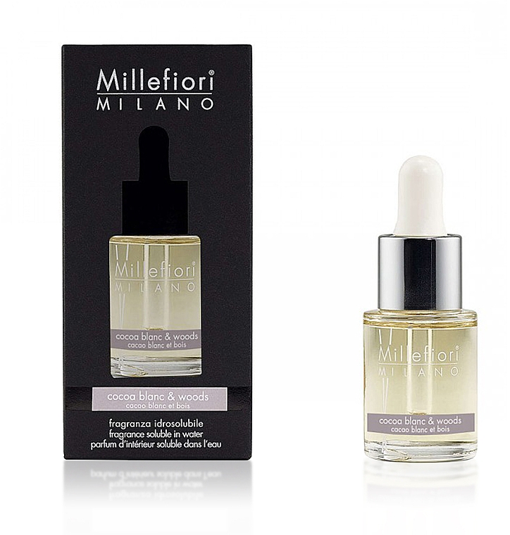 Konzentrat für Aromalampe - Millefiori Milano Cocoa Blanc & Woods Fragrance Oil — Bild N1
