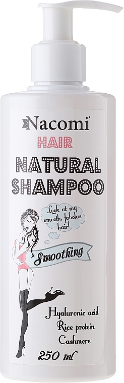Feuchtigkeitsspendendes glättendes Shampoo - Nacomi Hair Natural Smoothing Shampoo — Bild N1