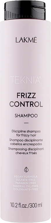 Sulfatfreies Shampoo für widerspenstiges oder krauses Haar - Lakme Teknia Frizz Control Shampoo — Bild N1