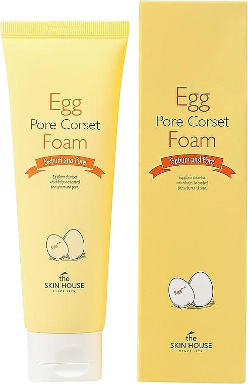 Gesichtsschaum mit Eiextrakt - The Skin House Egg Pore Corset Foam Cleaner — Bild N1