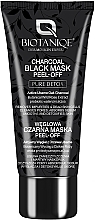 Gesichtsmaske mit Eichenholzkohle - Biotaniqe Charcoal Black Mask Peel-Off — Bild N1