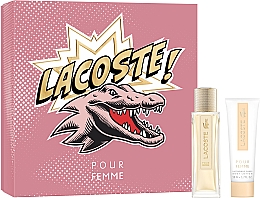 Lacoste Pour Femme Festive Gift Set - Duftset (Eau de Parfum 50ml + Körperlotion 50ml)  — Bild N1