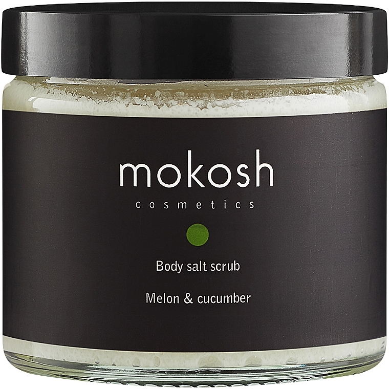 Körpersalzpeeling mit Melone und Gurkenöl - Mokosh Cosmetics Body Salt Scrub Melon & Cucumber — Bild N1