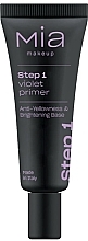 Düfte, Parfümerie und Kosmetik Gesichtsprimer - Mia Makeup Step 1 Violet Primer