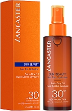 Bräunungsöl LSF 30 - Lancaster Sun Beauty Satin Sheen Oil — Bild N2