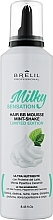 Düfte, Parfümerie und Kosmetik Reparierendes Styling-Mousse mit Minze und Milchproteinen - Brelil Milky Sensation Hair BB Mousse Mint-Shake Limitide Edition