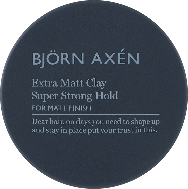Haarstyling-Ton - BjOrn AxEn Extra Matt Clay Super Strong Hold — Bild N1