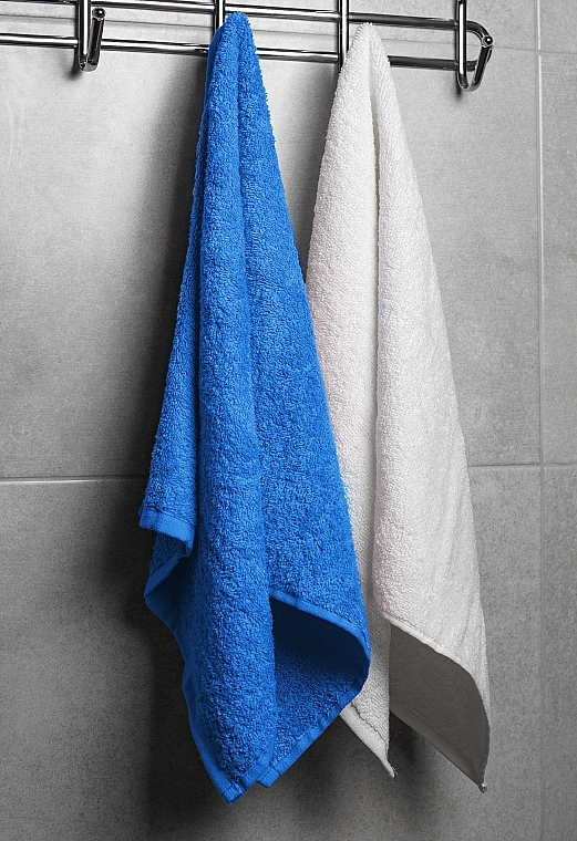 Gesichtstücher-Set weiß und blau Twins - MAKEUP Face Towel Set Blue + White — Bild N3