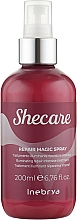 Düfte, Parfümerie und Kosmetik Intensiv reparierendes und strahlendes Haarspray mit pflanzlichem Keratin - Inebrya She Care Repair Magic Spray