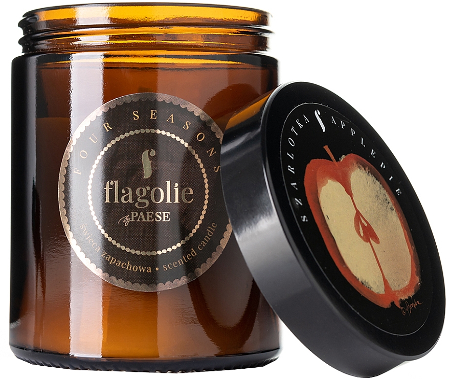 Duftkerze im Glas Apfelkuchen - Flagolie Fragranced Candle Apple Pie — Bild N1