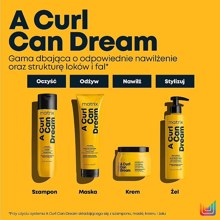 Shampoo für lockiges Haar mit Manuka-Honig-Extrakt - Matrix Total Results A Curl Can Dream Shampoo — Bild N5