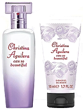 Düfte, Parfümerie und Kosmetik Christina Aguilera Eau So Beautiful - Duftset (Eau de Parfum 30ml + Duschgel 50ml)