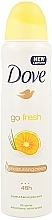 Düfte, Parfümerie und Kosmetik Deospray Antitranspirant - Dove Go Fresh Anti-Perspirant Deodorant Spray