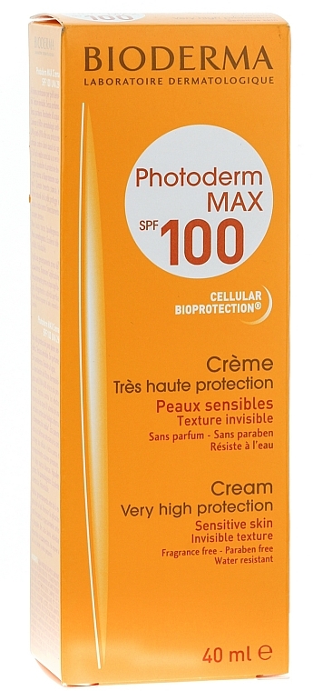 Sonnenschutzcreme für empfindliche Gesichtshaut - Bioderma Photoderm Max Spf 100 Sun Cream
