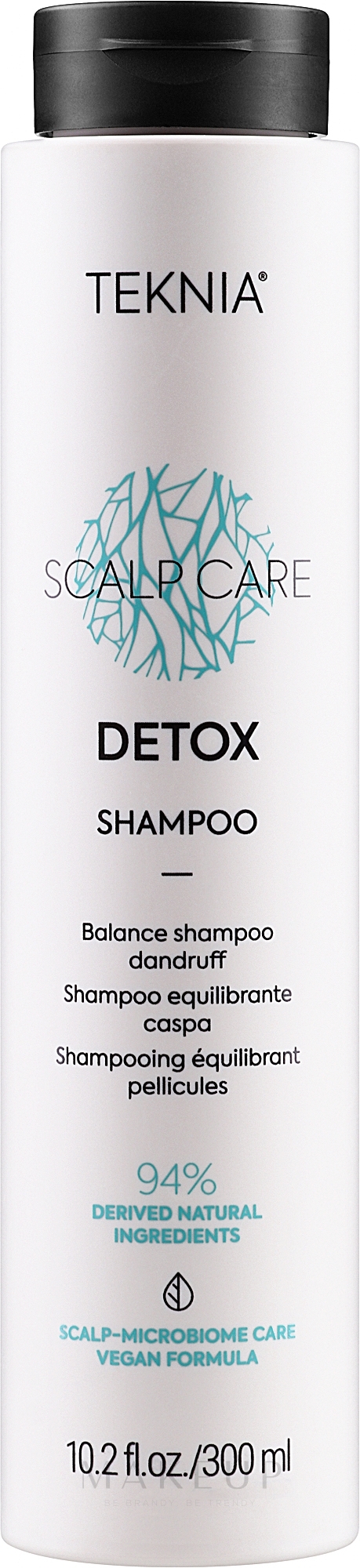 Mizellenshampoo gegen trockene und fettige Schuppen - Lakme Teknia Scalp Care Detox Shampoo — Bild 300 ml