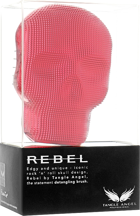 Entwirrbürste Rotes Chrom 10x7 cm - Tangle Angel Rebel Brush Red Chrome — Bild N1