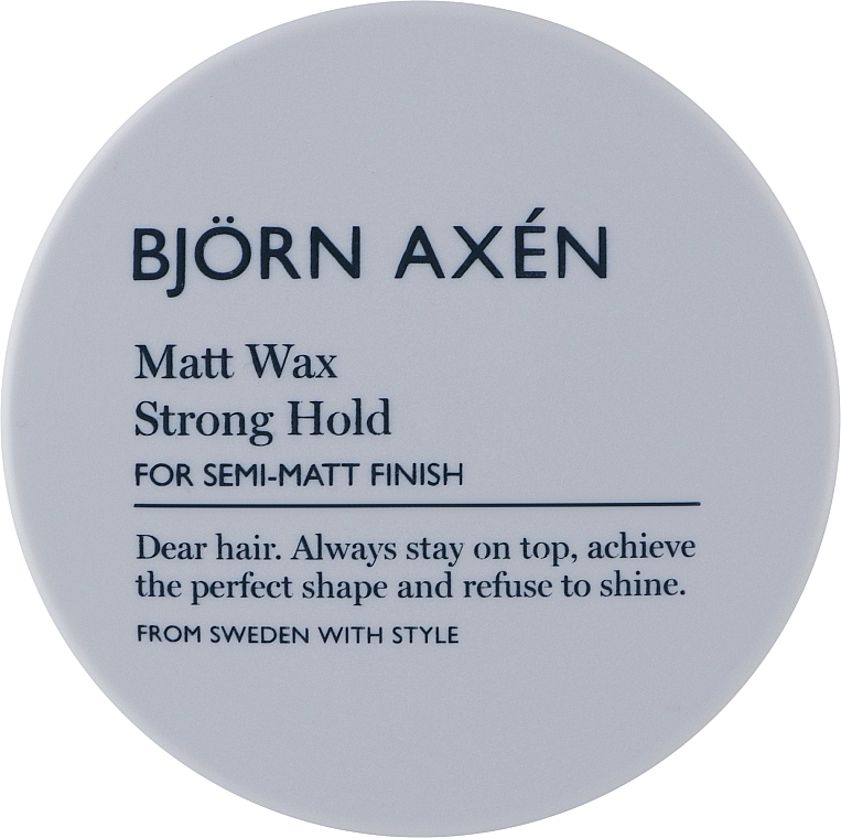 Mattes Haarwachs - BjOrn AxEn Matt Wax Strong Hold — Bild N1