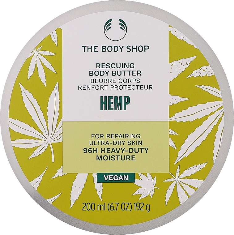 Körperbutter mit Hanf für sehr trockene Haut - The Body Shop Hemp Rescuing Body Butter For Ultra-Dry Skin — Bild N1