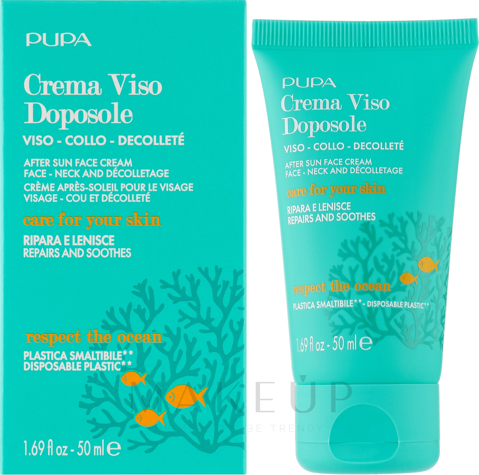 After Sun Creme für das Gesicht - Pupa After Sun Face Cream — Bild 50 ml