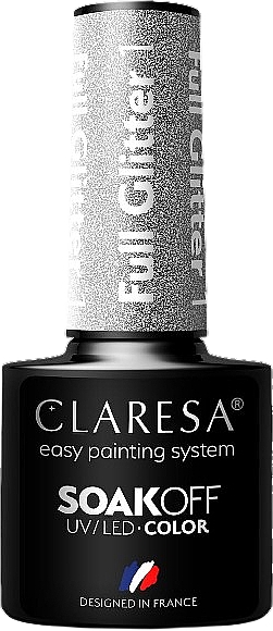 Gellack für Nägel - Claresa Full Glitter SoakOff UV/LED Color  — Bild N1