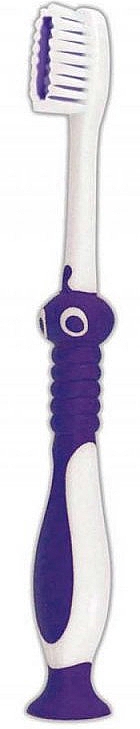 Zahnbürste M66 weich Dino weiß-violett - Mattes Rebi-Dental Dino Tothbrush — Bild N1