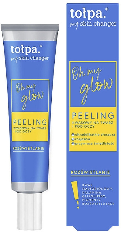 Gesichtspflegeset - Tolpa My Skin Changer Oh My Glow (Gesichtsserum 30ml + Gesichtspeeling 40ml) — Bild N3