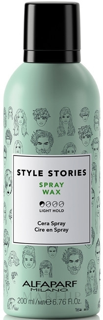 Sprühwachs für mehr Textur und Glanz - Alfaparf Milano Style Stories Spray Wax — Bild 200 ml