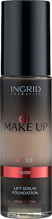 Straffende Foundation mit Hyaluronsäure - Ingrid Cosmetics Lift Serum Foundation SPF8 — Bild N1