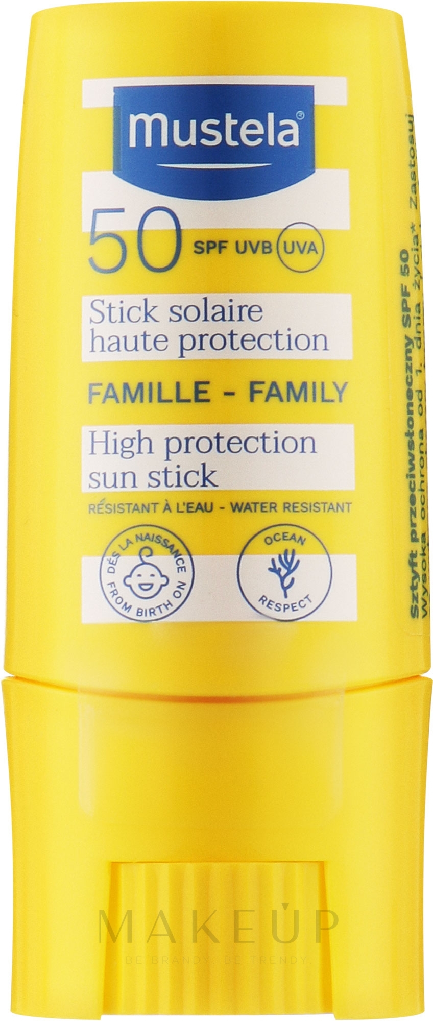 Sonnenschutz-Stick SPF 50 - Mustela Sun Stick High Protection SPF50 — Bild 9 ml