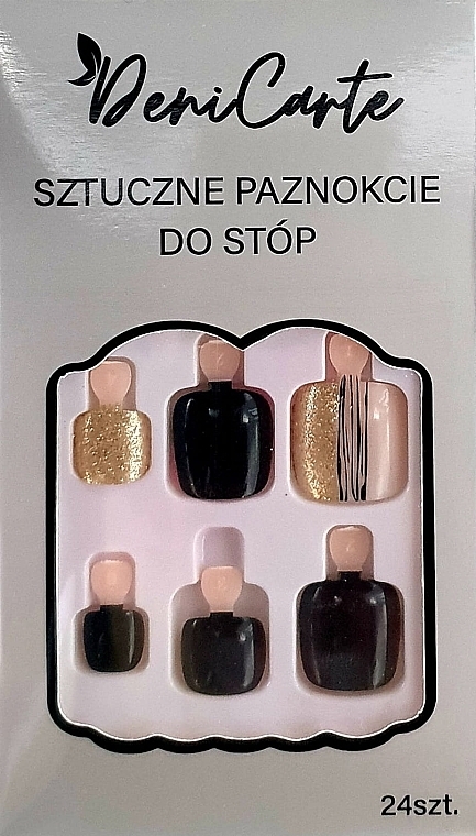 Künstliche Zehennägel 24 St. - Deni Carte Nails 7233  — Bild N1