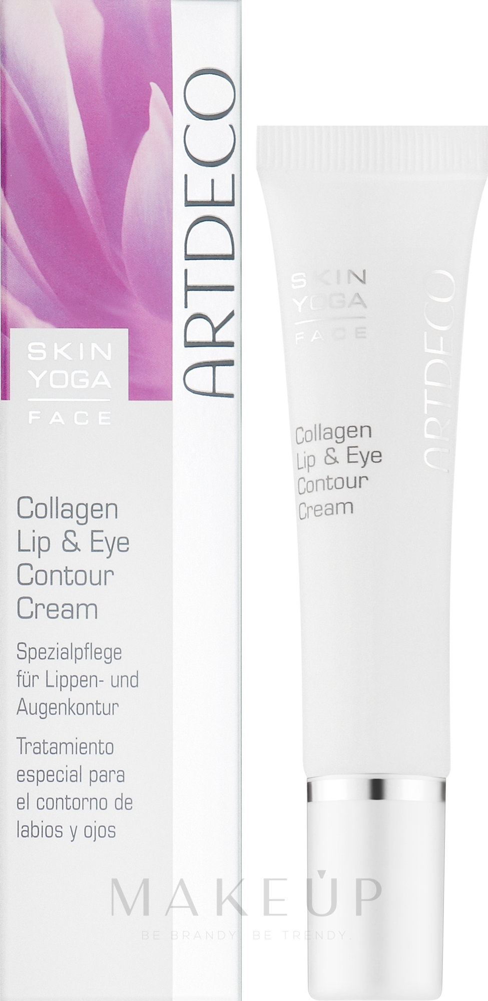 Augen- und Lippenkonturcreme mit Kollagen - Artdeco Skin Yoga Face Collagen Lip & Eye Contour Cream — Bild 15 ml