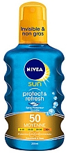 Sonnenschutzspray SPF 50 - Nivea Sun Protect & Refresh Lotion SPF50 — Bild N1