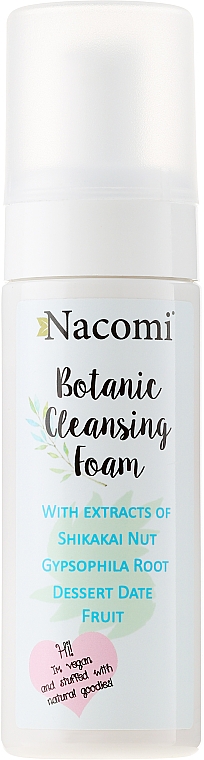 Gesichtsreinigungsschaum - Nacomi Botanic Cleansing Foam