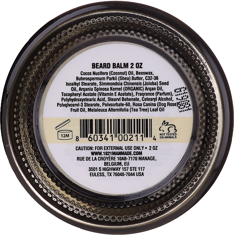 Weichmachender Bartbalsam mit Vanilleduft - 18.21 Man Made Beard Balm Spiced Vanilla — Bild N2