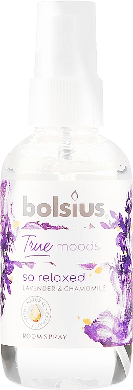 Raumspray Lavendel und Kamille - Bolsius Room Spray True Moods So Relaxed