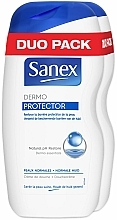 Düfte, Parfümerie und Kosmetik Duschgel 2 St. - Sanex Dermo Protector Shower Gel Duo Pack
