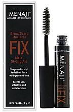 Düfte, Parfümerie und Kosmetik Augenbrauen-Styling-Gel - Menaji Brow/Beard Mustache Fix Male Styling Aid