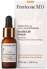 Düfte, Parfümerie und Kosmetik Liftingserum für die Augenpartie mit Acyl-Glutathion und Vitamin F - Perricone MD Essential Fx Acyl-Glutathione Eyelid Lift Serum