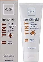 Sonnenschutzcreme für das Gesicht - Obagi Medical Sun Shield Tint Broad Spectrum Spf 50 Warm — Bild N2