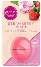 Düfte, Parfümerie und Kosmetik Lippenbalsam Erdbeere und Pfirsich - EOS Sphere Lip Balm Strawberry Peach
