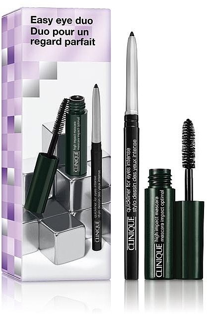 Make-up Set - Clinique Easy Eye Duo (mascara/3.5ml + eye/pencil/0.14g) — Bild N1