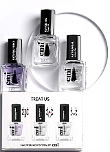 Düfte, Parfümerie und Kosmetik Set - Emi Set Treat Us (nail/strength/9 ml + nail/oil/9 ml + antifungal/stim/9 ml)
