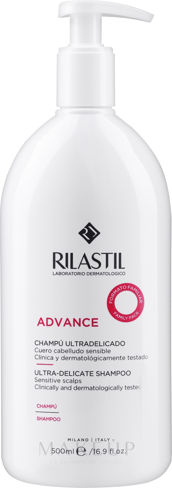 Ultra-Zartes Shampoo - Cumlaude Rilastil Advance Ultradelicated Shampoo — Bild 500 ml