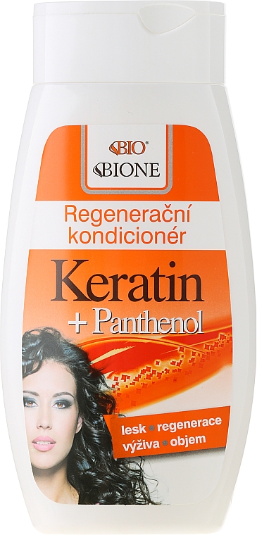Regenerierende Haarspülung mit Keratin und Panthenol - Bione Cosmetics Keratin + Panthenol Regenerative Conditioner — Bild N1