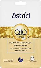 Düfte, Parfümerie und Kosmetik Straffende und feuchtigkeitsspendende Tuchmaske für das Gesicht Q10 - Astrid Q10 Miracle Firming And Hydrating Sheet Mask