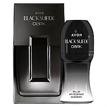 Düfte, Parfümerie und Kosmetik Avon Black Suede Dark - Duftset (Eau de Toilette 75ml + Deo Roll-on 50ml)