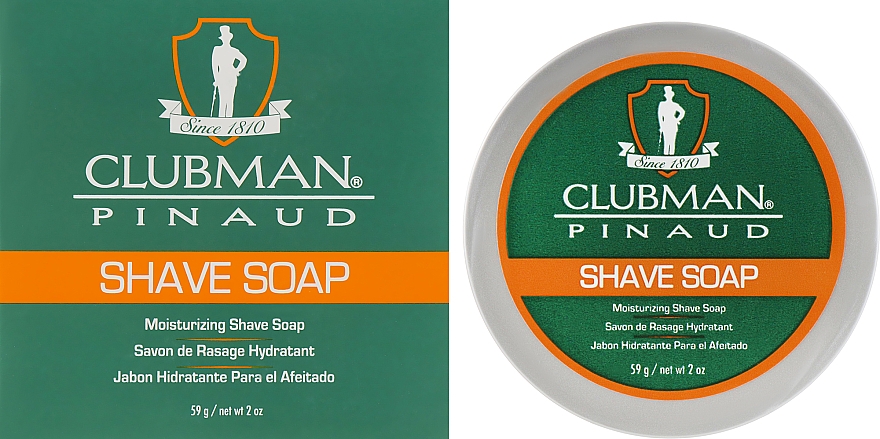 Feuchtigkeitsspendende Rasierseife - Clubman Pinaud Shave Soap — Bild N1