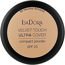 Kompaktpuder mit hoher Deckkraft LSF 20 - IsaDora Velvet Touch Ultra Cover Compact Powder SPF 20  — Bild N2
